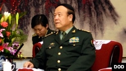 2007年11月同美国国防部长会晤时的郭伯雄(美国国防部照片)