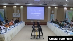 NCA လက်မှတ်ထိုး ၇ ဖွဲ့နဲ့ စစ်ကောင်စီငြိမ်းချမ်းရေးဆွေးနွေးရေးအဖွဲ့ ဆွေးနွေးကြစဉ် (မတ်လ ၂၈ ၊ ၂၀၂၃)