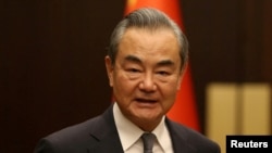 中国外长王毅在安卡拉。(2023年7月26日)