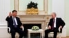 资料照:中国领导人习近平与俄罗斯总统普京在莫斯科克里姆林宫举行会晤。(2023年3月20日)