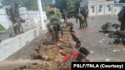 ၁၀၂၇ စစ်ဆင်ရေး အပိုင်း( ၂ ) မှ စစ်ကောင်စီ တပ်စခန်း ( ၂၄)ခု၊ စစ်သုံ့ပန်း (၁၇)ဦးနှင့် လက်နက်ခဲယမ်းများ သိမ်းဆည်းရမိကြောင်း TNLA ထုတ်ပြန်ခဲ့ (ဇွန် ၂၆၊ ၂၀၂၄)