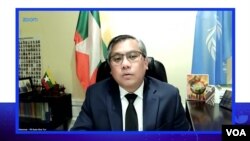 မြန်မာဆိုင်ရာ ကုလသံအမတ်ကြီး ဦးကျော်မိုးထွန်းနဲ့ ဗွီအိုအေမြန်မာဌာန သီးသန့်အင်တာဗျူး။