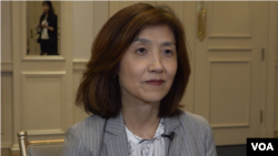 日本内阁广报官小林麻纪(2024年7月11日)接受美国之音专访。