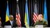 Ілюстративне фото. Міністр оборони США Ллойд Остін та міністр оборони України Рустем Умєров беруть участь у засіданні Контактної групи з питань оборони України на базі Рамштайн у Німеччині, 19 вересня 2023 року