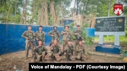 ပြည်သူ့ကာကွယ်ရေးတပ်မတော် (မန္တလေး) က ဇူလိုင်လ ၈ ရက်နေ့မှာ ထုတ်ပြန်ထားသည့်ဓါတ်ပုံ