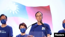 资料照:台湾国民党主席朱立伦