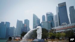 Một khu thương mại tại Singapore (ảnh chụp ngày 21/9/2019)