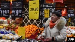中国安徽阜阳一家超市。(资料照 2024年2月)