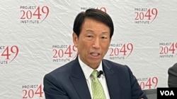 前台湾参谋总长李喜明上将。(2023年6月29日,美国之音锺辰芳拍摄)