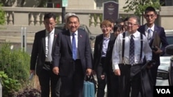 台湾新北市长、国民党总统参选人侯友宜赴美国国会山拜会议员。(2023年9月18日)