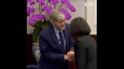 台湾总统蔡英文会晤美国前高级官员  台湾总统蔡英文会晤美国前高级官员