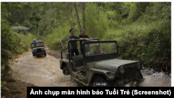 Chạy xe vào suối cạn là một hoạt động được yêu thích tại Khu du lịch Làng Cù Lần, tỉnh Lâm Đồng