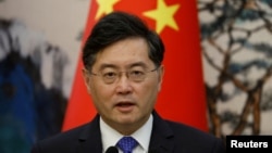 资料照:中国前外长秦刚 (2023年5月23日)