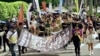 “香港自由六月”纪念游行于6月9日在台北举行,超过600名群众参与