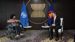 မြန်မာ့အရေး အာဆီယံအတွင်းရေးမှုးချုပ်နဲ့ ကုလအထူးကိုယ်စားလှယ်တို့ ဆွေးနွေး
 မြန်မာ့အရေး အာဆီယံအတွင်းရေးမှုးချုပ်နဲ့ ကုလအထူးကိုယ်စားလှယ်တို့ ဆွေးနွေး