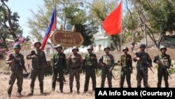 ရခိုင့်တပ်တော် AA က သိမ်းဆည်းခဲ့တဲ့ ပုဏ္ဏားကျွန်းမြို့က စခန်းတခု။ (ဓါတ်ပုံ_AA Info Desk)