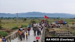 ယခင်မှတ်တမ်းရုပ်ပုံ | စစ်ဘေးရှောင်မွတ်ဆလင်များကို AA ကကြိုဆိုခဲ့ကြောင်း ထုတ်ပြန်ခဲ့သည့်မှတ်တမ်းဓာတ်ပုံ (မေ ၁၃၊ ၂၀၂၄)