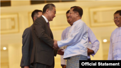 တရုတ်နိုင်ငံခြားရေးဝန်ကြီး ဝမ်ယိ စစ်ခေါင်းဆောင်နဲ့ နေပြည်တော်မှာတွေ့ဆုံ (ဩဂုတ် ၁၄၊ ၂၀၂၄)