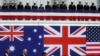 美国、英国和澳大利亚领导人2023年3月13日宣布推进AUKUS核潜艇方案。(路透社)