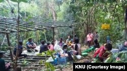 ကရင်အမျိုးသား လွတ်မြောက်ရေး တပ်မတော် KNLA, ကရင်အမျိုးသား ကာကွယ်ရေးတပ် KNDO ပူးပေါင်းတပ်တွေနဲ့ စစ်ကောင်စီကြားတိုက်ပွဲတွေကြောင့် ပဲခူးတိုင်း ညောင်လေးပင်ခရိုင်ထဲက နေရပ်စွန့်ခွာထွက်ပြေးရတဲ့ စစ်ဘေးဒုက္ခသည်များ