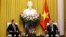 Chủ tịch Việt Nam, Tô Lâm (phải) tiếp Ngoại trưởng Mỹ, Antony Blinken, hôm 27 tháng Bảy tại Hà Nội.