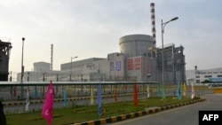 资料照片:中国在巴基斯坦修建的“恰希玛3号”核电站。