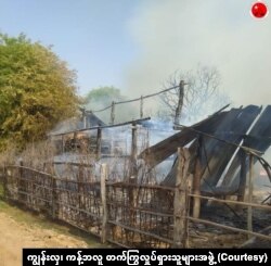 စစ်ကိုင်းတိုင်း ကန့်ဘလူမြို့နယ်တောင်ဘက် ကျေးရွာတချို့ မီးရှို့ခံရ (မေ ၊ ၂၀၂၃)