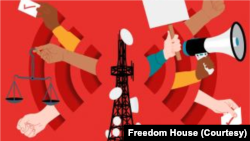 自由之家公布2023年网络自由(Freedom on the Net)报告。(2023年10月4日 图片来自自由之家网站)