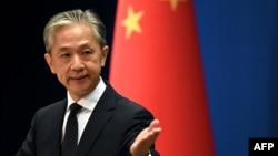 即将出任中国驻柬埔寨大使的前中国外交部发言人汪文斌。(资料照片:2022年8月8日)