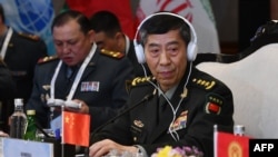 资料照片:中国国防部长李尚福。(2023年4月28日)
