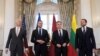 Держсекретар США Ентоні Блінкен зустрівся з міністром закордонних справ Латвії Кріш'янісом Каріньшем, міністром закордонних справ Литви Габріеліусом Ландсбергісом та міністром закордонних справ Естонії Маргусом Тсахкною у Вашингтоні, США, 25 березня 2024 року. Фото REUTERS