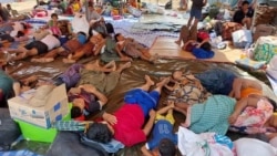 တိုက်ပွဲတွေကြောင့် ညောင်လေးပင်မှာ ဒေသခံရာချီ တိမ်းရှောင်
 တိုက်ပွဲတွေကြောင့် ညောင်လေးပင်မှာ ဒေသခံရာချီ တိမ်းရှောင်