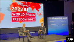 ကန်နိုင်ငံခြားရေးဝန်ကြီး ဘလင်ကန် - RSF's 2023 World Press Freedom index