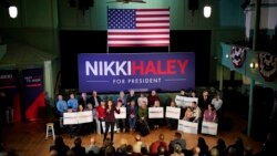 ရီပတ်ဘလီကန်သမ္မတလောင်း Nikki Haley New Hampshire ပြည်နယ်မှာ မဲဆွယ်စည်းရုံး
 ရီပတ်ဘလီကန်သမ္မတလောင်း Nikki Haley New Hampshire ပြည်နယ်မှာ မဲဆွယ်စည်းရုံး