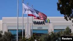 美国卫讯公司(ViaSat, Inc.)在加州卡尔斯巴德市的总部。(2022年3月9日)