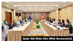 Đối thoại Chiến lược Ngoại giao - Quốc phòng Việt Nam và Australia tại Hà Nội vào ngày 26/8/2024.