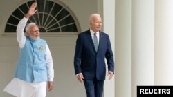 အမေရိကန်သမ္မတ Joe Biden နဲ့ အိန္ဒိယဝန်ကြီးချုပ် Narendra Modi