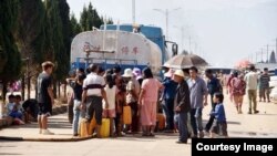 တရုတ်-မြန်မာ နှစ်နိုင်ငံနယ်စပ်ရှိ BP 125 စစ်ရှောင်စခန်း။ (နိုဝင်ဘာ၊ ၂၀၂၃)