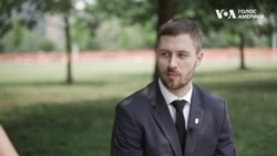 Боєць “Азову” розповідає у США про жахи російського полону. Відео  Боєць “Азову” розповідає у США про жахи російського полону. Відео