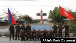 ပုဏ္ဏားကျွန်းမြို့ရှိ စစ်ကောင်စီတပ်စခန်းများကို သိမ်းပိုက်ခဲ့ကြောင်း AA ကထုတ်ပြန်ခဲ့သည့် မှတ်တမ်းဓာတ်ပုံ (မတ် ၈၊ ၂၀၂၄)