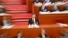 中国领导人习近平在北京人大会堂出席全国人大会议开幕式。(2024年3月4日)