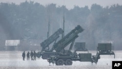 Установки Patriot, придбані у США минулого року, розміщено у Варшаві в Польщі, 6 лютого 2023 року.