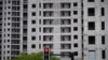 上海未完工的住宅楼(2022年7月20日)