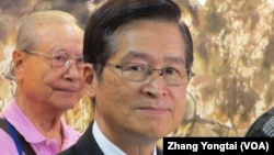台湾国防部长严德发(美国之音张永泰拍摄)
