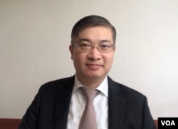 台湾香港协会理事长桑普。(取自采访视频)