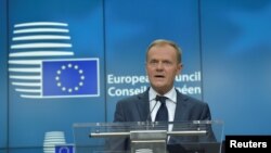 Дональд Туск, президент Європейської ради, закликав Іспанію уникати використання сили