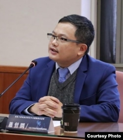 台湾中华港澳之友协会副秘书长,淡江大学中国大陆研究所助理教授萧督圜