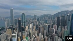 2022年11月14日,香港鸟瞰图。据中国官方媒体2023年1月12日报道,英国在最近的香港报告中批评了它所说的中国政府对香港自由的侵蚀。