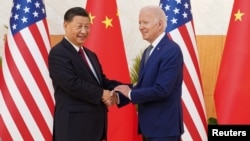 美国总统拜登2022年11月14日与中国国家主席习近平在印尼20国峰会外围举行面对面会谈。(路透社)