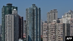 资料照:上海住宅楼 (2021年9月22日)